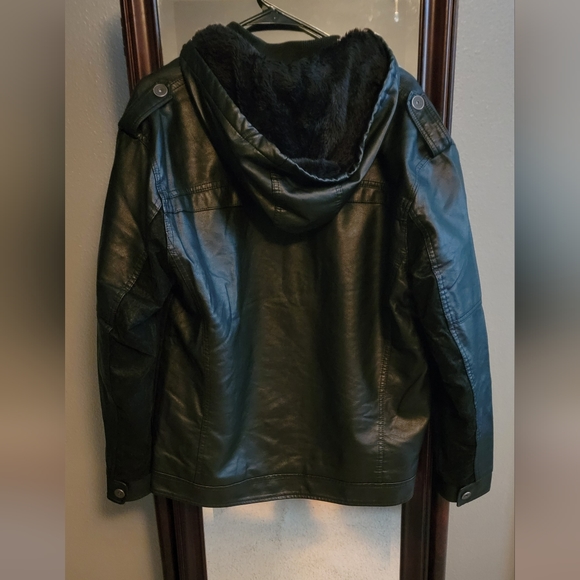 David Outware Black Titan leather jacket - Picture 2 of 3